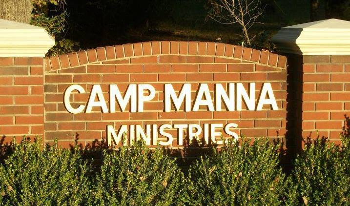 Camp Manna Ministries sign